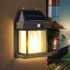 Solar Tungsten Filament Outdoor Wall Lamp