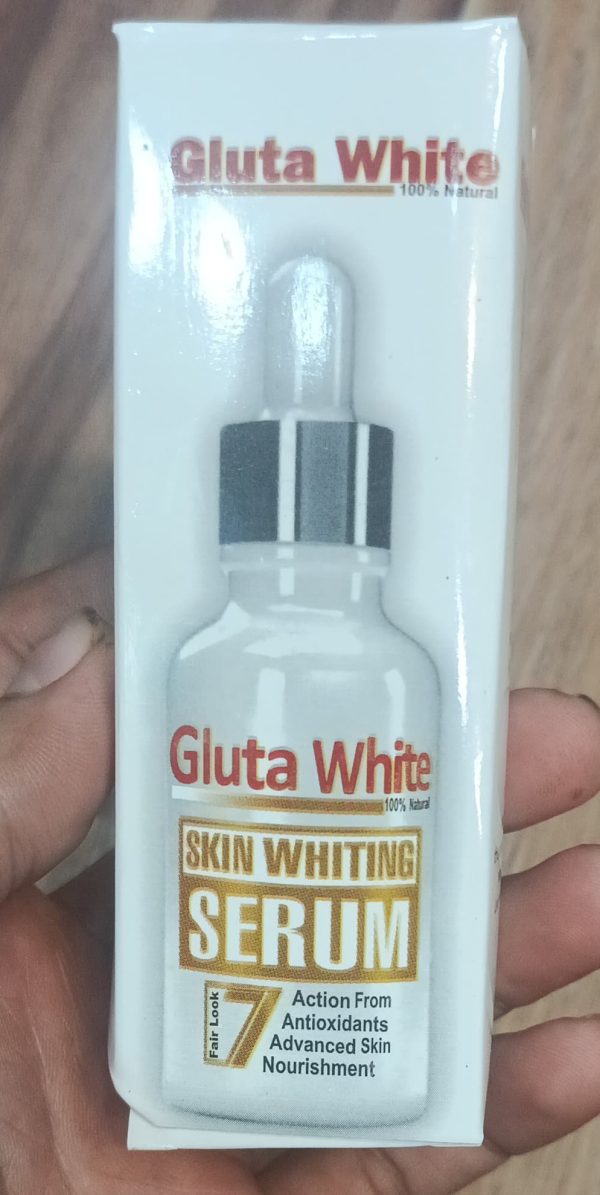 β¨ Gluta White Face Glowing Serum β 30ml | Brightening & Hydration Boost πΈ