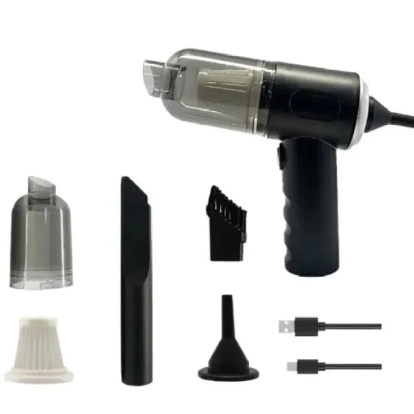 🌀 3-in-1 Portable Wireless Vacuum Cleaner | High Power, Strong Suction & Multi-Purpose Cleaning