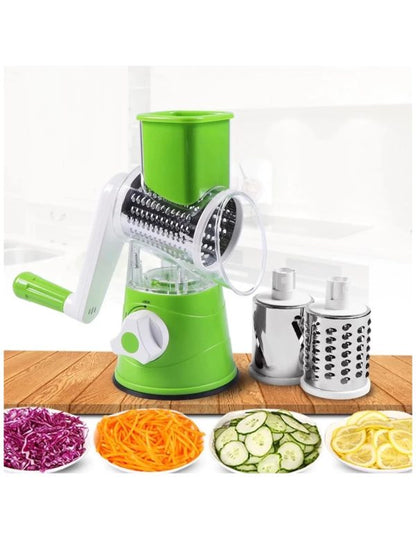 Tabletop Drum Grater – Manual Vegetable Cutter & Slicer | Multi-Functional Kitchen Gadget 🍅🥕