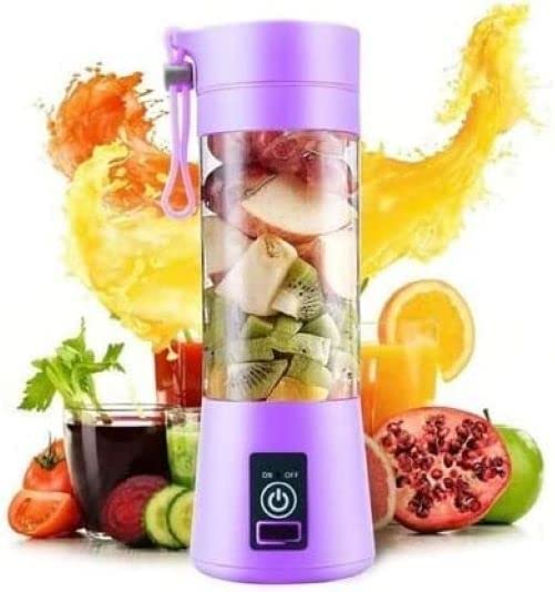 🥤 Portable Mini 6 Blade Juicer Blender | Rechargeable Outdoor Juicing Cup (380ml)