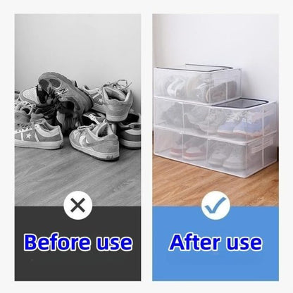🥿 Air-Tight Steel Shoe Box | 🔧 Easy Install & 🌬️ Moisture Protection"