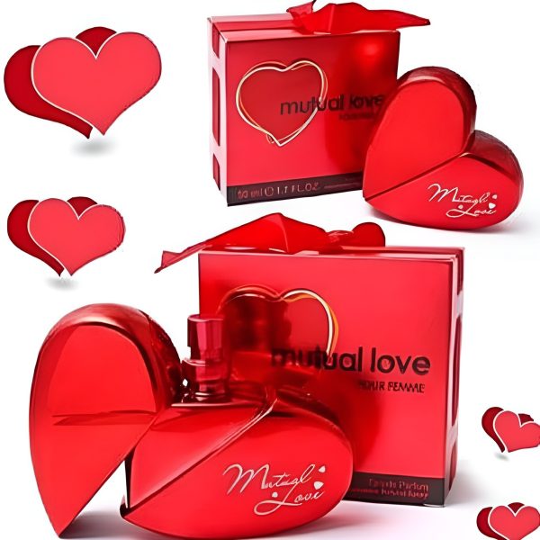 💖 Mutual Love Perfume for Women – Heart-Shaped Bottle Eau De Parfum 50ml 🌸