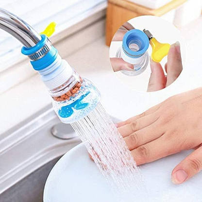 1 Pc Faucet Tap – 360° Adjustable Anti-Splash Water Purifier with Clip & Water Saving Filter for Kitchen 🚰💧