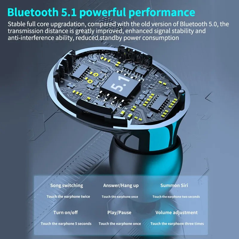 🎧 M10 Wireless Bluetooth Earbuds – Deep Bass, Long Battery & Smart Touch Control 🔋✨
