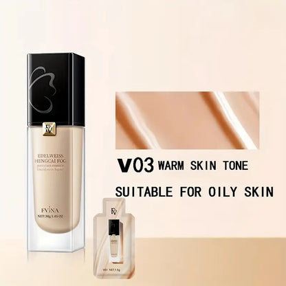 🌸 FV Edelweiss Liquid Refreshing Essence Foundation – Skincare + Base Makeup (Imported)