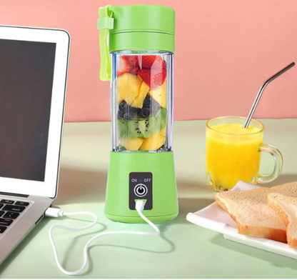 🥤 Portable Mini 6 Blade Juicer Blender | Rechargeable Outdoor Juicing Cup (380ml)