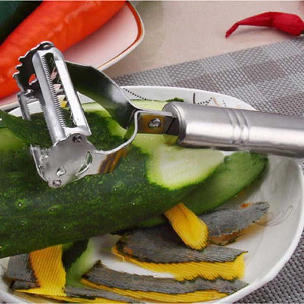 🥕 Stainless Steel Vegetable Peeler – Dual Blades for Effortless Peeling 🥔