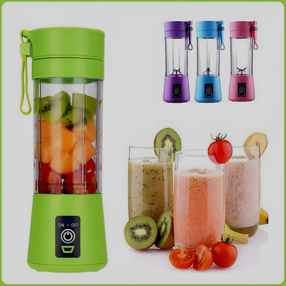 🥤 Portable Mini 6 Blade Juicer Blender | Rechargeable Outdoor Juicing Cup (380ml)
