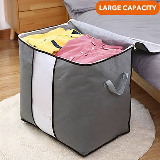 🧳 Storage Blanket Bag Organizer | Foldable & Compact | 🌈 Random Color Selection