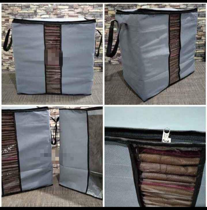 🧳 Storage Blanket Bag Organizer | Foldable & Compact | 🌈 Random Color Selection