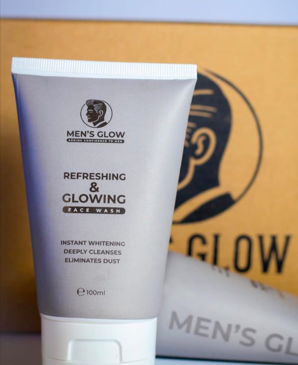 💪 Men’s Glow Facewash Bundle – Facewash + Whitening Cream Combo 🌟