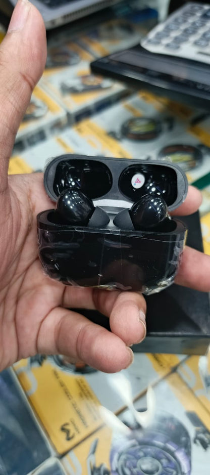 🎧 Black Pro 2 TWS Earbuds – Bluetooth 5.1 | Noise Cancelling | Touch Control | Charging Case