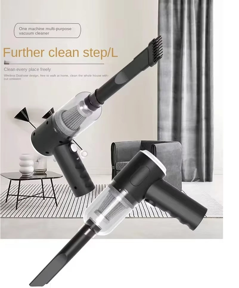 🌀 3-in-1 Portable Wireless Vacuum Cleaner | High Power, Strong Suction & Multi-Purpose Cleaning