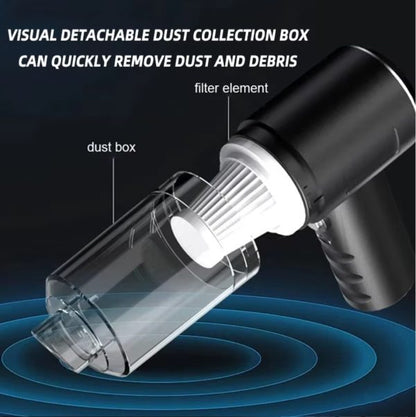 🌀 3-in-1 Portable Wireless Vacuum Cleaner | High Power, Strong Suction & Multi-Purpose Cleaning