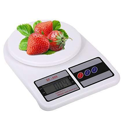 Digital Food Kitchen Scale SF-400 – LCD Display, Grams & Ounces, Stainless Steel ⚖️🍽️