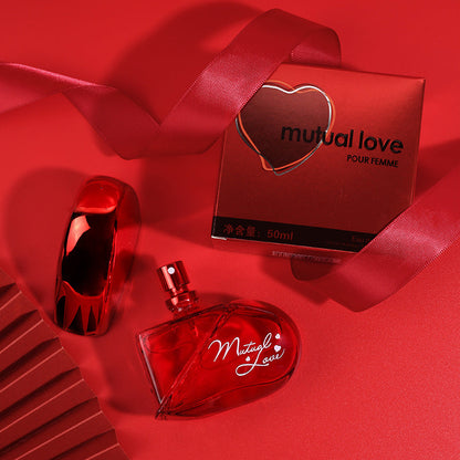 💖 Mutual Love Perfume for Women – Heart-Shaped Bottle Eau De Parfum 50ml 🌸