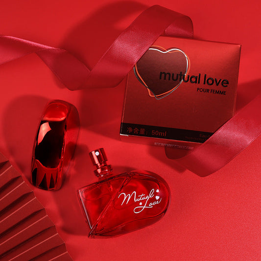 💖 Mutual Love Perfume for Women – Heart-Shaped Bottle Eau De Parfum 50ml 🌸