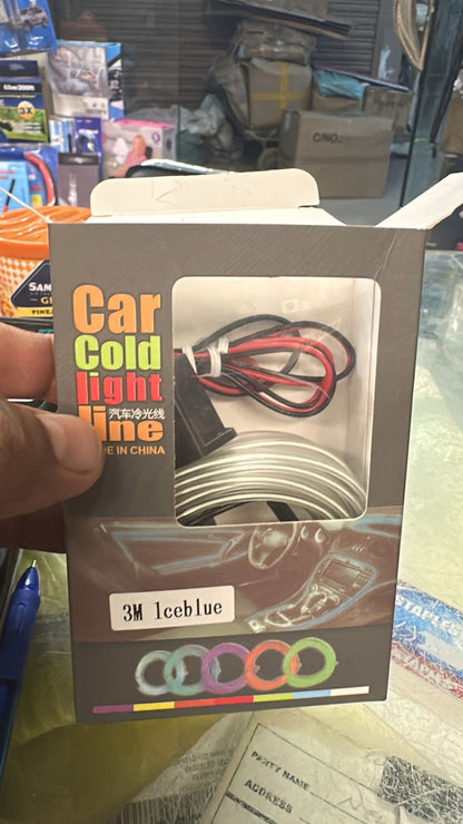 ✨ Car Dashboard Neon Light Strip – 3M Flexible EL Wire | Easy Install & Stylish Glow 🚗💡