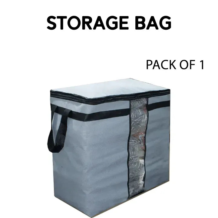 🧳 Storage Blanket Bag Organizer | Foldable & Compact | 🌈 Random Color Selection