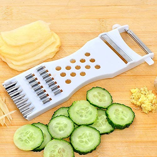 5-in-1 Multi Vegetable Cutter & Peeler – All-in-One Kitchen Tool for Effortless Food Prep! 🥕🔪