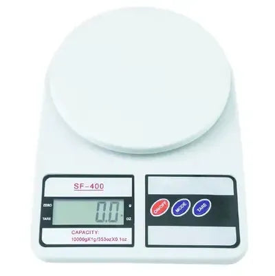 Digital Food Kitchen Scale SF-400 – LCD Display, Grams & Ounces, Stainless Steel ⚖️🍽️