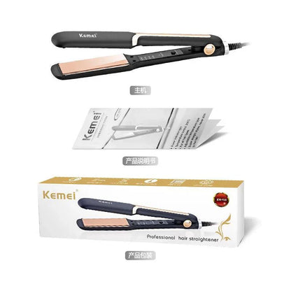 Kemei Km-458 Professional Hair Straightener With Box